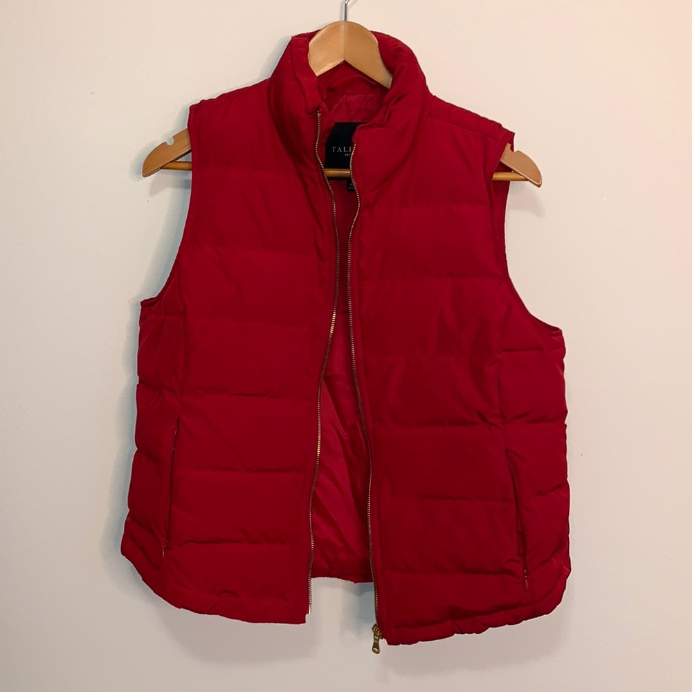Talbots Red Vest